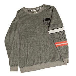 PINK Victoria's Secret Gray Crewneck Sweater
